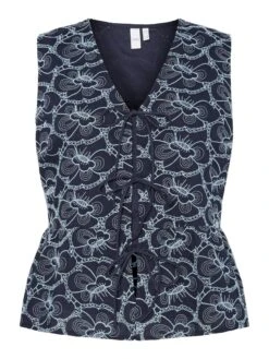 YASIREKA MOUWLOZE TOP -YAS Kleding Winkel 26037362 Blueberry 1186249 001