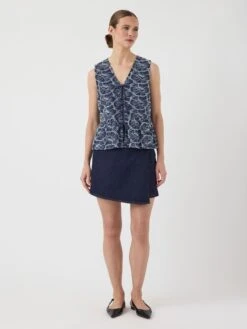 YASIREKA MOUWLOZE TOP -YAS Kleding Winkel 26037362 Blueberry 1186249 005