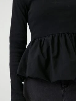 YASMIRA TOP MET LANGE MOUWEN -YAS Kleding Winkel 26037413 Black 006