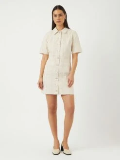 YASDIRMA KORTE JURK -YAS Kleding Winkel 26037429 Birch 005