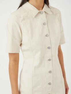 YASDIRMA KORTE JURK -YAS Kleding Winkel 26037429 Birch 006