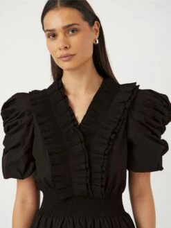 YASAKERA KORTE JURK -YAS Kleding Winkel 26037467 Black 006