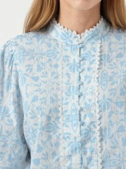 YASVIPS OVERHEMD -YAS Kleding Winkel 26037475 ClearSky 1183969 006