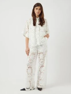 YASMILVO BROEK -YAS Kleding Winkel 26037480 StarWhite 005