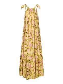 YASMARINNA MAXI-JURK -YAS Kleding Winkel 26037509 FrenchVanilla 1184681 002