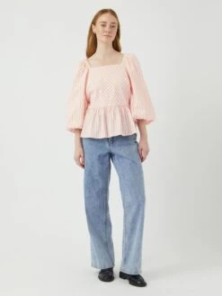 YASBANA SHIRT MET 2/4 MOUWEN -YAS Kleding Winkel 26037513 Birch 1184770 005