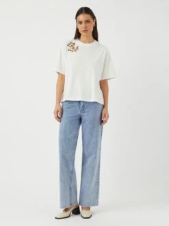 YASSANNIA T-SHIRT 11 YASSANNIA T-SHIRT -YAS Kleding Winkel 26037612 StarWhite 005