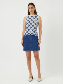 YASBALIS GEHAAKT TOP -YAS Kleding Winkel 26037617 Birch 1187245 005