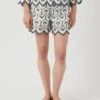 YASMULLA SHORTS -YAS Kleding Winkel 26037626 StarWhite 1187300 003