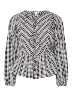 YASCELLI TOP MET LANGE MOUWEN -YAS Kleding Winkel 26037649 Black 1187858 001