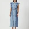 YASCAWI DENIM MAXI-JURK