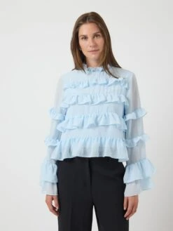 YASZERA TOP MET LANGE MOUWEN