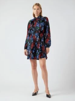 YASFLOMERA MINI JURK -YAS Kleding Winkel 26037688 Black 1188191 005