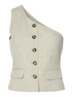 YASTAVA GILET -YAS Kleding Winkel 26037720 Pelican 001