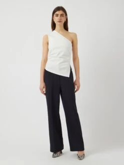 YASVENICE ONE-SHOULDER TOP 11 YASVENICE ONE-SHOULDER TOP -YAS Kleding Winkel 26037727 StarWhite 005