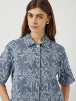 YASFLAMERA KORTE JURK -YAS Kleding Winkel 26037732 LightBlueDenim 006