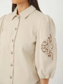 YASKILMO OVERHEMD -YAS Kleding Winkel 26037762 Sandshell 006