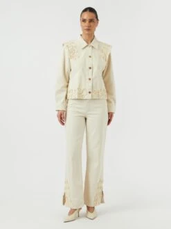 YASLUINA SPIJKERJAS -YAS Kleding Winkel 26037769 Birch 005