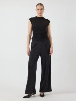 YASLYSA MOUWLOZE TOP -YAS Kleding Winkel 26037818 Black 005