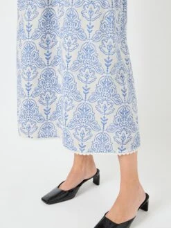 YASCINNI MIDDELLANGE ROK -YAS Kleding Winkel 26037868 StarWhite 1192466 006