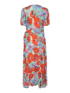 YASSIRIMA MAXI-JURK -YAS Kleding Winkel 26037870 CherryTomato 1192497 002