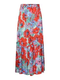 YASSIRIMA MIDDELLANGE ROK 12 YASSIRIMA MIDDELLANGE ROK -YAS Kleding Winkel 26037872 CherryTomato 1192504 001