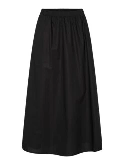 YASULEA MIDDELLANGE ROK -YAS Kleding Winkel 26037909 Black 001