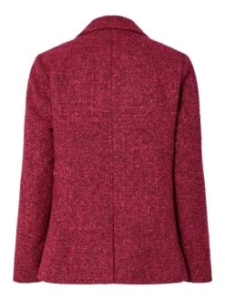 YASPETRA BOUCLE BLAZER -YAS Kleding Winkel 26037950 TibetanRed 1197833 002