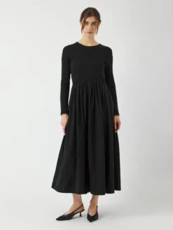 YASMIRA MAXI-JURK -YAS Kleding Winkel 26037952 Black 005