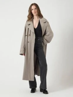 YASVENORA TRENCHCOAT -YAS Kleding Winkel 26037966 FallenRock 005