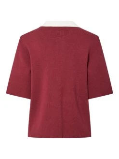 YASLORO 4 GEBREID VEST -YAS Kleding Winkel 26037973 TibetanRed 1196097 002