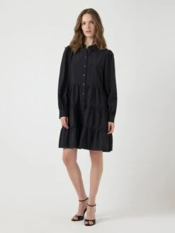 YASPALA MIDI-JURK -YAS Kleding Winkel 26037979 Black 005