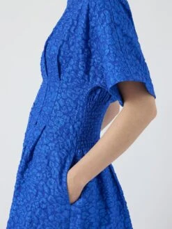 YASDAZLY 2/4 MAXI-JURK -YAS Kleding Winkel 26038056 DazzlingBlue 006