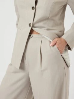 YASVESTI WIDE BROEK -YAS Kleding Winkel 26038057 Pelican 006