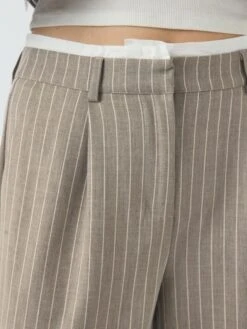 YASPINLY BROEK -YAS Kleding Winkel 26038104 MediumGreyMelange 006