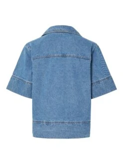 YASCECI 2/4 SPIJKERBLOUSE -YAS Kleding Winkel 26038113 MediumBlueDenim 002