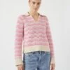 YASCALMI GEBREIDE TRUI 1 YASCALMI GEBREIDE TRUI -YAS Kleding Winkel 26038115 BegoniaPink 1199985 003