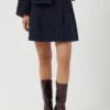 YASVICKY HMW MINIROK -YAS Kleding Winkel 26038140 NavyBlazer 003