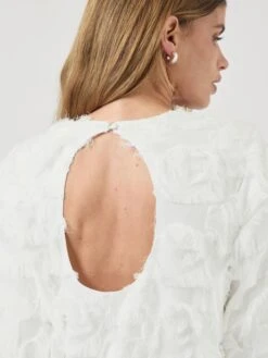 YASDIO KORTE JURK -YAS Kleding Winkel 26038226 StarWhite 007