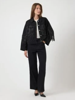 YASAIKO SPIJKERJAS -YAS Kleding Winkel 26038248 DarkGreyDenim 005