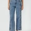YASEYLA HIGH-WAIST JEANS -YAS Kleding Winkel 26038258 MediumBlueDenim 003
