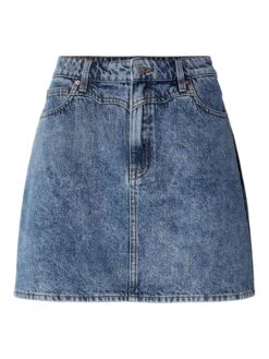 YASAIKO DENIM ROK -YAS Kleding Winkel 26038261 MediumBlueDenim 001