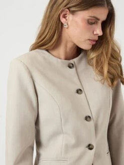 YASVESTI BLAZER -YAS Kleding Winkel 26038265 Pelican 006