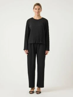 YASALISA TOP MET LANGE MOUWEN -YAS Kleding Winkel 26038302 Black 005