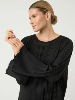 YASALISA TOP MET LANGE MOUWEN -YAS Kleding Winkel 26038302 Black 006