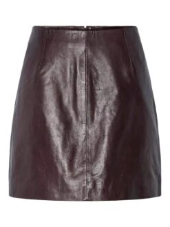 YASKALA LEER MINIROK -YAS Kleding Winkel 26038314 PortRoyale 001