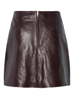 YASKALA LEER MINIROK -YAS Kleding Winkel 26038314 PortRoyale 002