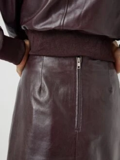 YASKALA LEER MINIROK -YAS Kleding Winkel 26038314 PortRoyale 006