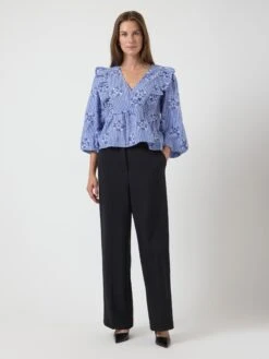 YASGINGA TOP MET 3/4-MOUWEN -YAS Kleding Winkel 26038336 DazzlingBlue 1208483 005