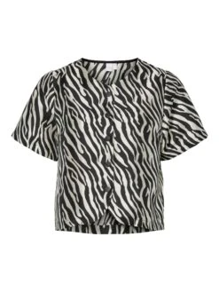 YASZEMA TOP MET KORTE MOUWEN -YAS Kleding Winkel 26038351 Black 1208610 001